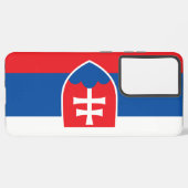 Samsung Galaxy S21 Ultra Hoesje met vlag van Slowa (Linkerkant)