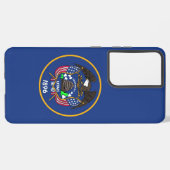 Samsung Galaxy S21 Ultra Hoesje met vlag van Utah (Linkerkant)
