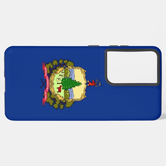 Samsung Galaxy S21 Ultra Hoesje met vlag van Vermo (Linkerkant)