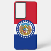Samsung Galaxy S21 Ultra Hoesje Missouri vlag (Achterkant)