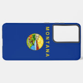 Samsung Galaxy S21 Ultra Hoesje Montana vlag (Linkerkant)