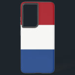 Samsung Galaxy S21 Ultra Hoesje Nederlandse vlag<br><div class="desc">Introductie van onze Samsung Galaxy S21 Ultra cover met de Nederlandse vlag, ontworpen om bescherming te combineren met een viering van het Nederlandse erfgoed. Deze cover, die met veel aandacht voor details is vervaardigd, toont trots de iconische driekleur van rood, wit en blauw, die de geschiedenis, cultuur en nationale identiteit...</div>
