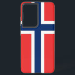 Samsung Galaxy S21 Ultra Hoesje Noorwegen<br><div class="desc">Verbeter uw Samsung Galaxy S21 Ultra met onze exclusieve telefoonhoes met de gewaagde en iconische vlag van Noorwegen. Deze met precisie en zorg vervaardigde cover beschermt niet alleen uw apparaat, maar viert ook het rijke culturele erfgoed van Noorwegen. Het ontwerp toont het rode, witte en blauwe kruis, dat de geschiedenis...</div>