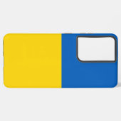 Samsung Galaxy S21 Ultra Hoesje Oekraïense vlag (Linkerkant)
