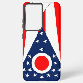 Samsung Galaxy S21 Ultra Hoesje Ohio vlag