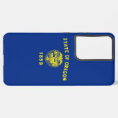 Samsung Galaxy S21 Ultra Hoesje Oregon vlag (Linkerkant)