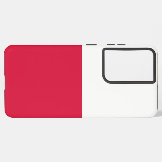 Samsung Galaxy S21 Ultra Hoesje Poolse vlag (Linkerkant)