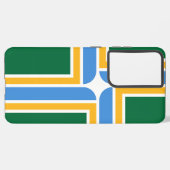 Samsung Galaxy S21 Ultra Hoesje Portland vlag (Linkerkant)