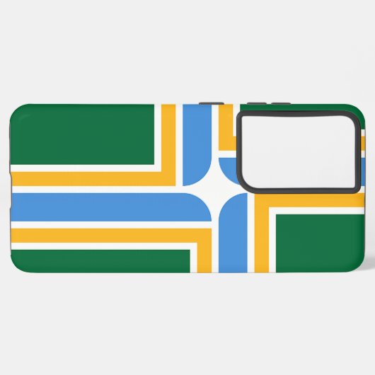 Samsung Galaxy S21 Ultra Hoesje Portland vlag (Linkerkant)