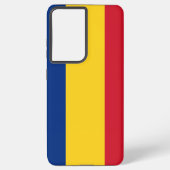 Samsung Galaxy S21 Ultra Hoesje Roemenië vlag (Achterkant)