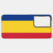 Samsung Galaxy S21 Ultra Hoesje Roemenië vlag (Linkerkant)