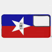 Samsung Galaxy S21 Ultra Hoesje San Antonio vlag (Linkerkant)