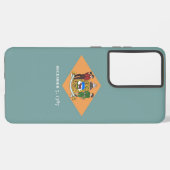 Samsung Galaxy S21 Ultra Hoesje Vlag van Delaware (Linkerkant)