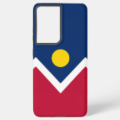 Samsung Galaxy S21 Ultra Hoesje Vlag van Denver (Achterkant)