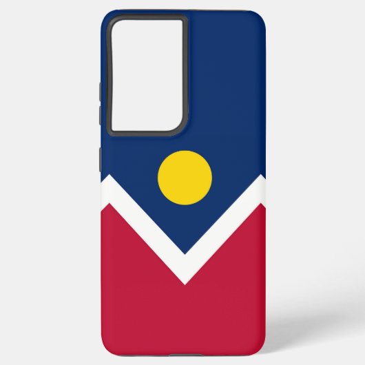 Samsung Galaxy S21 Ultra Hoesje Vlag van Denver (Achterkant)