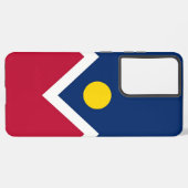 Samsung Galaxy S21 Ultra Hoesje Vlag van Denver (Linkerkant)