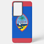Samsung Galaxy S21 Ultra Hoesje Vlag van Guam (Achterkant)