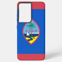 Samsung Galaxy S21 Ultra Hoesje Vlag van Guam