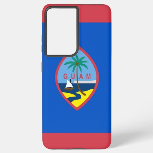 Samsung Galaxy S21 Ultra Hoesje Vlag van Guam