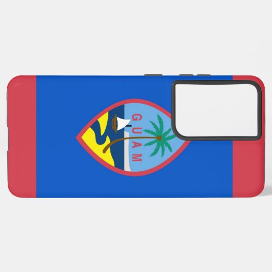 Samsung Galaxy S21 Ultra Hoesje Vlag van Guam (Linkerkant)