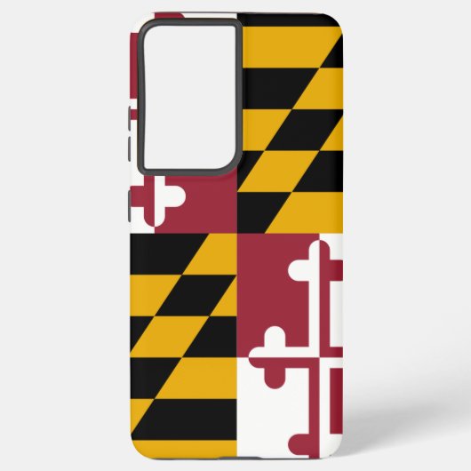 Samsung Galaxy S21 Ultra Hoesje Vlag van Maryland (Achterkant)