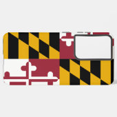Samsung Galaxy S21 Ultra Hoesje Vlag van Maryland (Linkerkant)