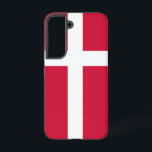 Samsung Galaxy S22 Hoesje<br><div class="desc">Verbeter uw Samsung Galaxy S22 met onze exclusieve telefoonhoes met de Deense vlag! Deze telefoonhoes is vervaardigd met nauwgezette aandacht voor detail en toont met trots het iconische ontwerp van de Deense vlag, met een rode achtergrond met een wit Scandinavisch kruis. Het symboliseert de rijke geschiedenis, het culturele erfgoed en...</div>