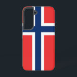 Samsung Galaxy S22 Hoesje<br><div class="desc">Verhoog uw Samsung Galaxy S22 met onze exclusieve telefoonhoes versierd met de gewaagde en iconische vlag van Noorwegen. Deze met precisie en zorg vervaardigde cover beschermt niet alleen uw apparaat, maar viert ook het rijke culturele erfgoed van Noorwegen. Het ontwerp toont het rode, witte en blauwe kruis, dat de geschiedenis...</div>