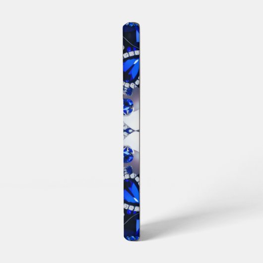 Samsung Galaxy S22 Hoesje met blauw-witte kleuren (Linkerkant)