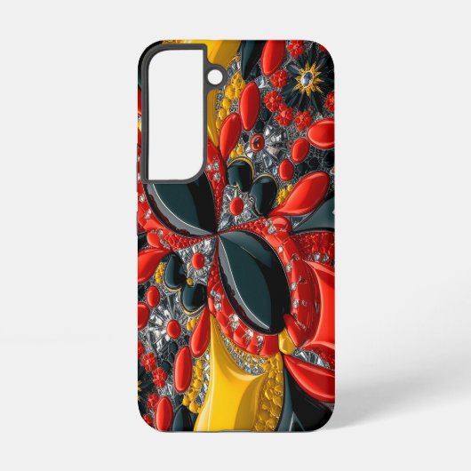 Samsung Galaxy S22 Hoesje met Duitse kleuren (Achterkant)