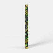 Samsung Galaxy S22 Hoesje met Jamaicaanse kleuren (Rechterkant)