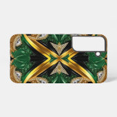 Samsung Galaxy S22 Hoesje met Jamaicaanse kleuren (Achterkant horizontaal)