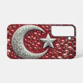 Samsung Galaxy S22 Hoesje met Turkije kleuren (Achterkant horizontaal)