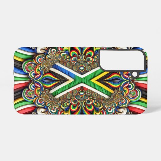 Samsung Galaxy S22 Hoesje met Zuid-Afrikaanse kleu (Achterkant horizontaal)