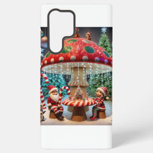 Samsung Galaxy S22 Hoesje: Ontwerp van de Kerstpad Hoesje