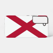 Samsung Galaxy S22 Hoesje Vlag van Alabama, VS (Achterkant horizontaal)