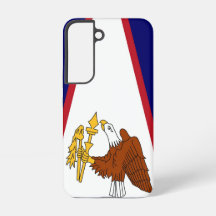 Samsung Galaxy S22 Hoesje vlag van Amerikaans Samo