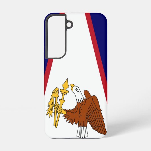 Samsung Galaxy S22 Hoesje vlag van Amerikaans Samo (Achterkant)