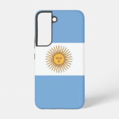 Samsung Galaxy S22 Hoesje Vlag van Argentinië (Achterkant)