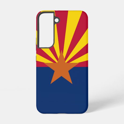 Samsung Galaxy S22 Hoesje Vlag van Arizona, Vereni (Achterkant)
