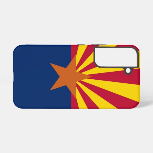 Samsung Galaxy S22 Hoesje Vlag van Arizona, Vereni (Achterkant horizontaal)