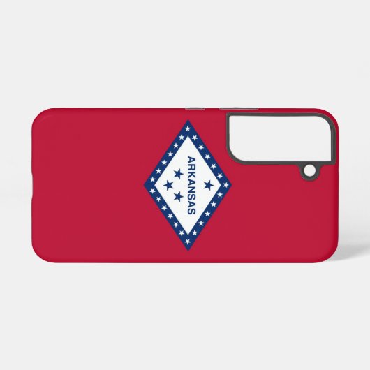 Samsung Galaxy S22 Hoesje vlag van Arkansas (Achterkant horizontaal)