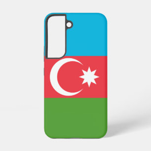 Samsung Galaxy S22 Hoesje Vlag van Azerbeidzjan