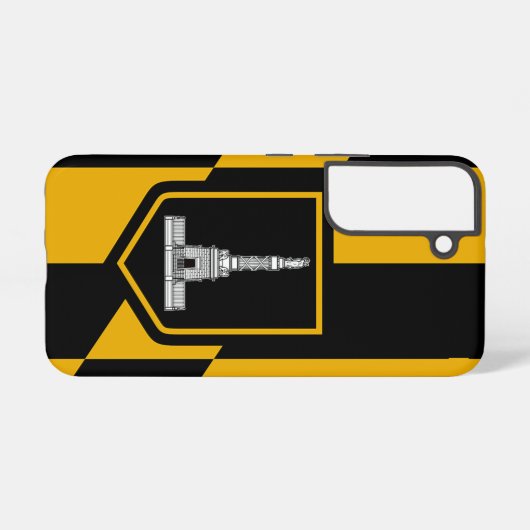 Samsung Galaxy S22 Hoesje Vlag van Baltimore (Achterkant horizontaal)