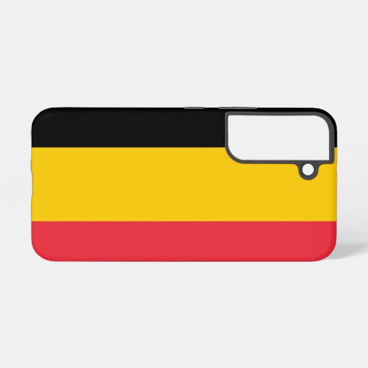 Samsung Galaxy S22 Hoesje Vlag van België (Achterkant horizontaal)