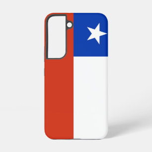 Samsung Galaxy S22 Hoesje Vlag van Chili