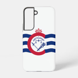 Samsung Galaxy S22 Hoesje Vlag van Cincinnati
