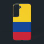 Samsung Galaxy S22 Hoesje Vlag van Colombia<br><div class="desc">Transformeer je Samsung Galaxy S22 met onze exclusieve telefoonhoes met de vlag van Colombia! Deze telefoonhoes is vervaardigd met nauwgezette aandacht voor detail en toont met trots het levendige ontwerp van de Colombiaanse vlag. De vlag bestaat uit drie horizontale strepen - geel, blauw en rood - waarbij de gele streep...</div>