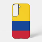 Samsung Galaxy S22 Hoesje Vlag van Colombia (Achterkant)