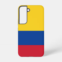 Samsung Galaxy S22 Hoesje Vlag van Colombia